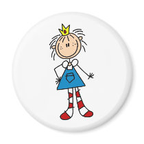 Princess Annie Magnet by stick_figures Princess Annie Magnet