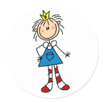 Princess Annie Sticker by stick_figures Princess Annie Sticker