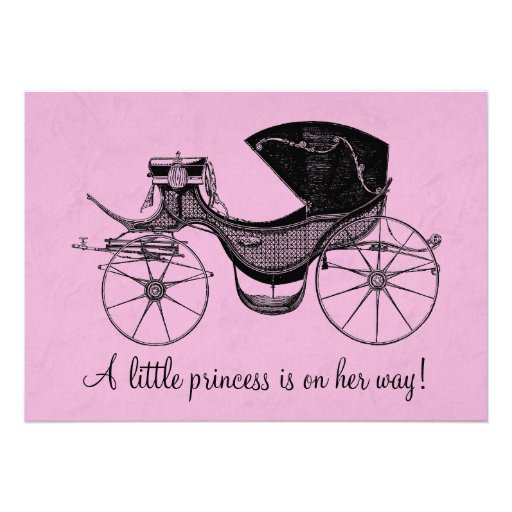 Princess Baby Shower Announcements