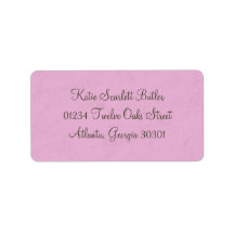 Princess Baby Shower Personalized Address Label