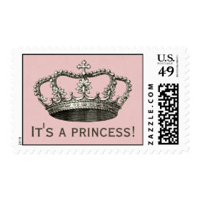 Princess Baby Shower Stamp