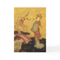 Princess Badoura Dulac Art Card by CollageMontage Princess Badoura Dulac Art Card