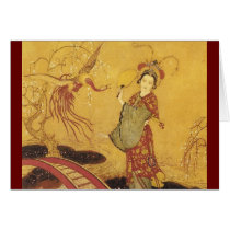 Princess Badoura Illustration Card