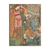 Princess Belle-Etoile - illustration by Walter Cra postcards