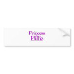 Princess Billie Bumper Stickers