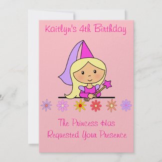 Princess Photo Invitations