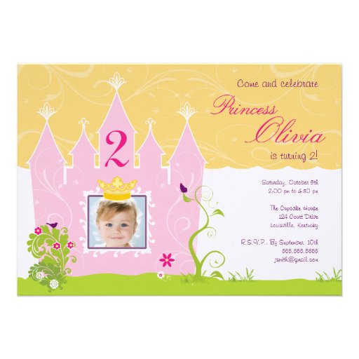 Princess Birthday Invitation