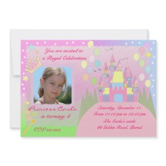 Princess Birthday Party Invitation invitation
