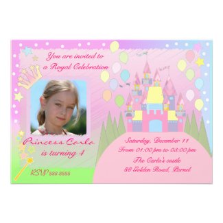 Princess Birthday Party Invitation