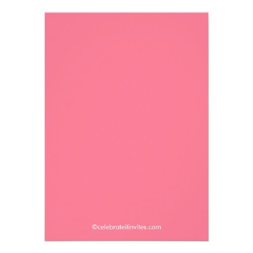Princess Birthday Party Invitation Elegant Pink