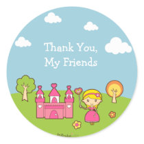 Princess Birthday Party Sticker stickers