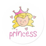 Princess Blonde stickers