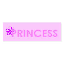 Princess Bookmark business cards by turtlepig Princess Bookmark business cards