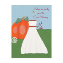 Princess Bridal Shower Invitations Postcards postcard