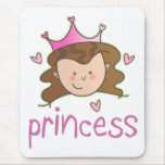 Princess Brunette mousepads