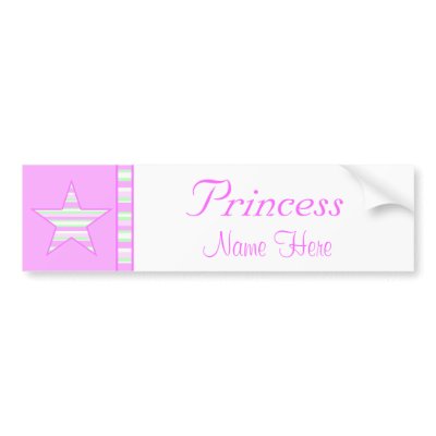 Princess Bumper sticker by SayItNow