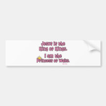 Princess Bumper Sticker