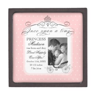 Princess Carriage Polka Dot Swirl Photo Baby Girl planetjillgiftbox