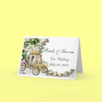 Princess Carriage Wedding Invitation cards