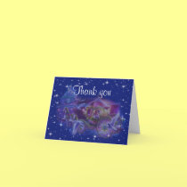 Princess Carriage Wedding Thank you Notecard cards