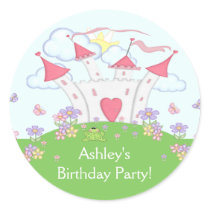 Princess Castle Birthday Party Sticker by celebrateitinvites Princess Castle Birthday Party Sticker