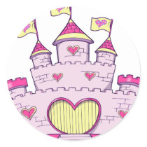 Princess castle stickers by wishuponamural Princess castle stickers