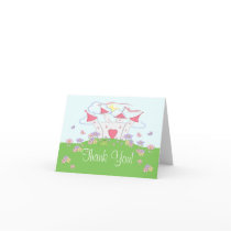 Princess Castle Thank You Fold Card