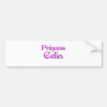 Princess Celia Bumper Sticker