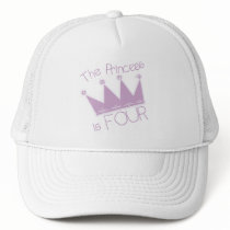 Princess Crown 4th Birthday Tshirts hats