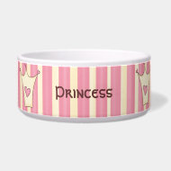 Princess Crown Cat Bowl petbowl