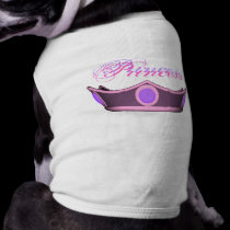 Princess Crown Dog T-Shirt pet clothing by mickeyelvis128 Princess Crown Dog T-Shirt pet clothing