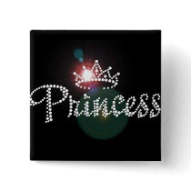 Princess Crown Pin buttons by longdistgramma Princess Crown Pin buttons