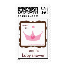 princess crown postage stamp