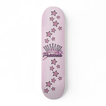 Princess Crown Skateboard Deck