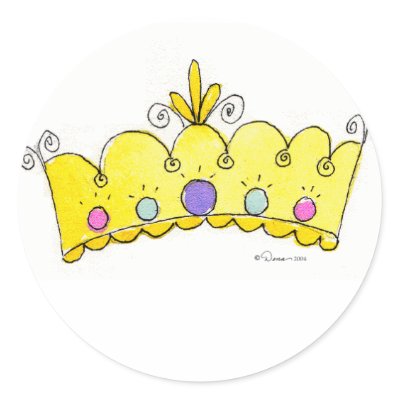 princess crown pictures. Princess Crown Stickers by