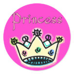 Princess Crown Stickers stickers