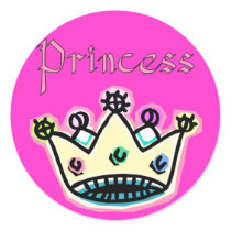 Princess Crown Stickers