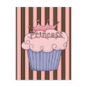 Princess cupcake postcards by avcreativedesign Princess cupcake postcards