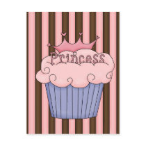 Princess cupcake postcards by avcreativedesign Princess cupcake postcards