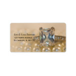 Princess Diamond and Pearls Return Address Label
