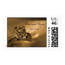 Princess Diamond Wedding Postage Stamp