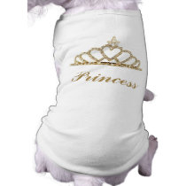 Princess dog t-shirt pet clothing by tshirtfun Princess dog t-shirt pet clothing