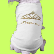 Princess dog t-shirt pet clothing by tshirtfun Princess dog t-shirt pet clothing