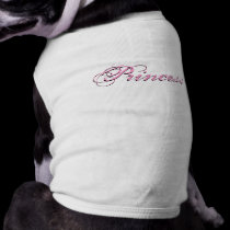 Princess Dog T-Shirt pet clothing by mickeyelvis128 Princess Dog T-Shirt pet clothing