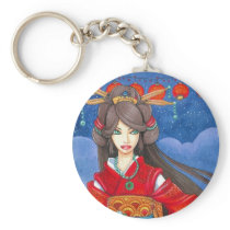 Princess Dragon Custom Geisha Keychain