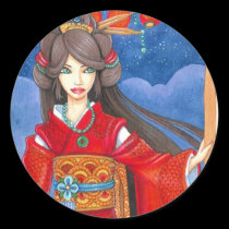 Princess Dragon Sticker, Large