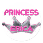 Princess Erica Round Sticker
