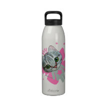 princess fairy kitty reusable water bottle