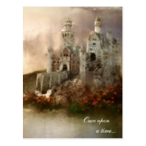 Princess Fantasy Castle Wedding Gifts postcards