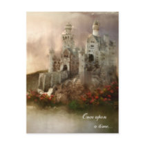 Princess Fantasy Castle Wedding Gifts postcards
